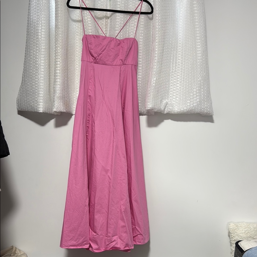 Zara Pink Spaghetti Strap Sundress
